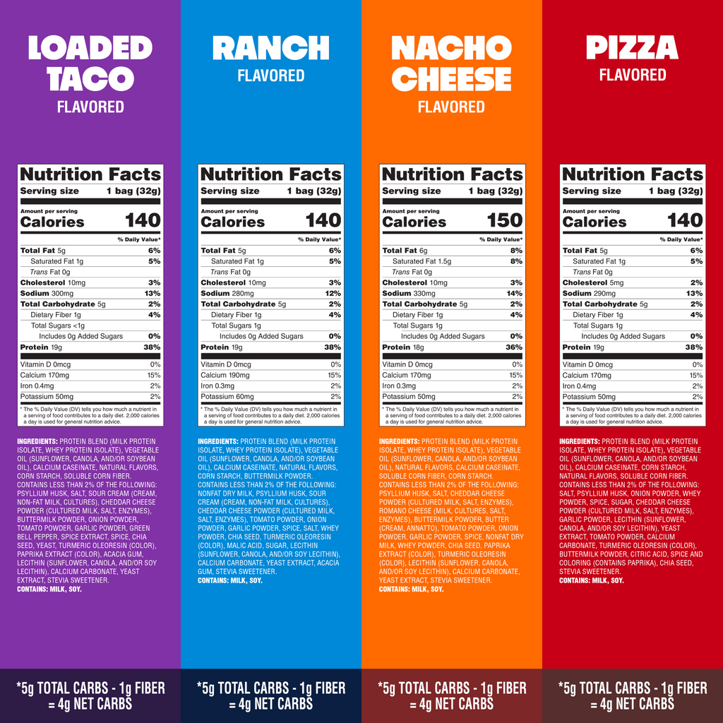 Variety Pack Tortilla Style Protein Chips