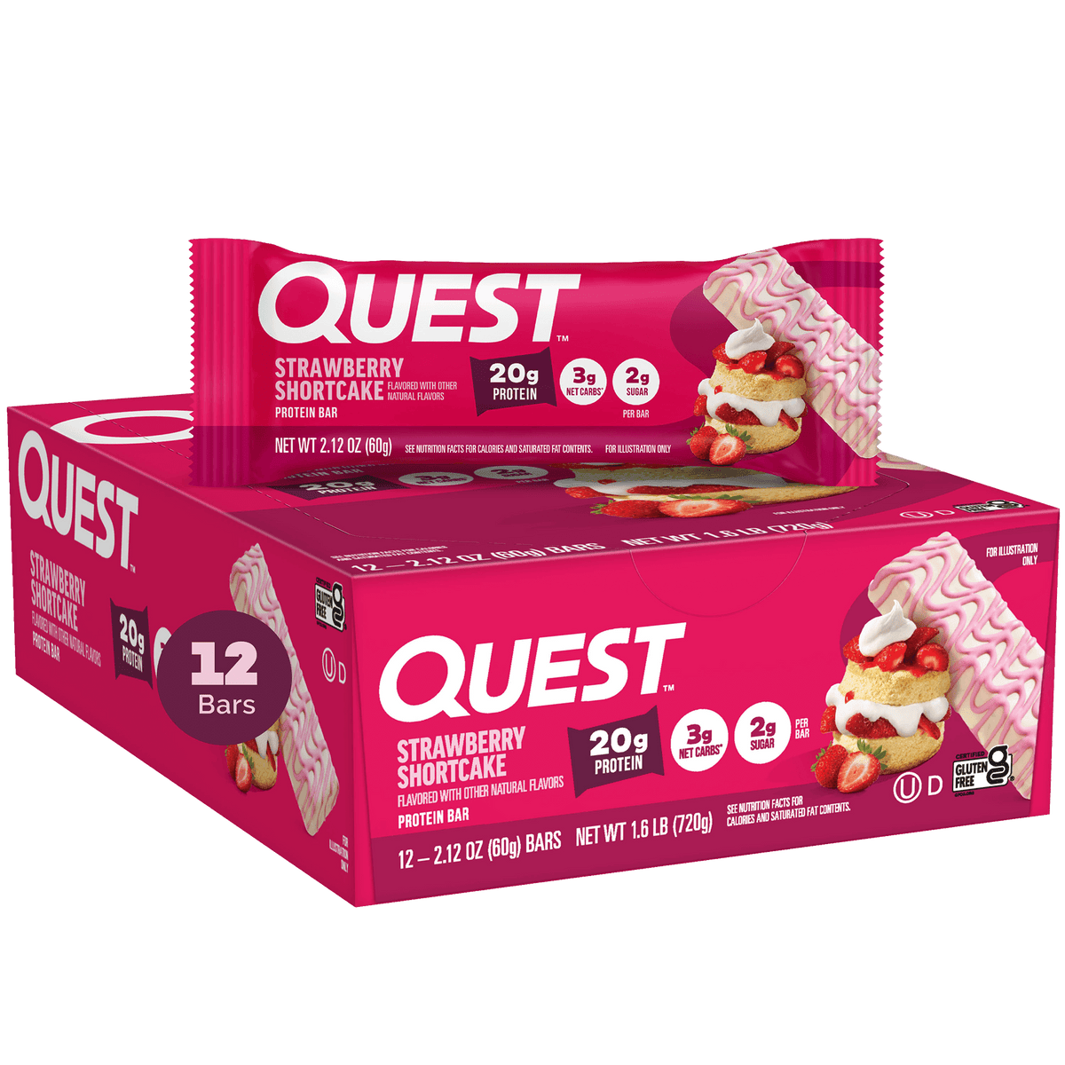 Large Protein Bar Bundle; 4 x 12ct. boxes - Save 10%