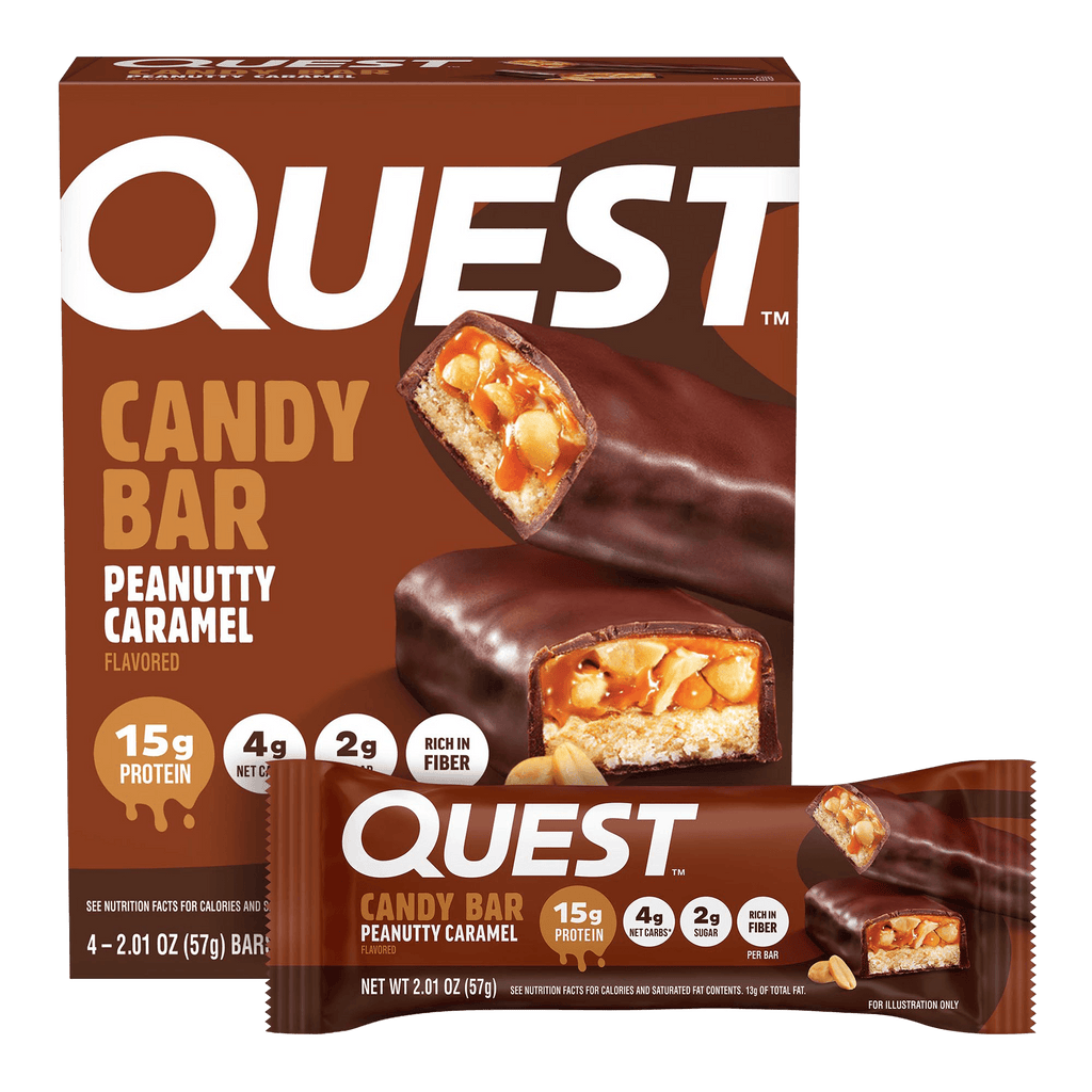 Peanutty Caramel Candy Bars