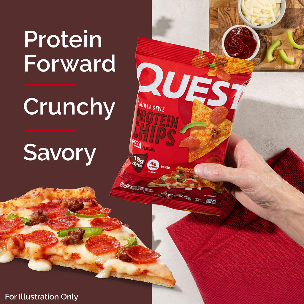 Pizza Tortilla Style Protein Chips
