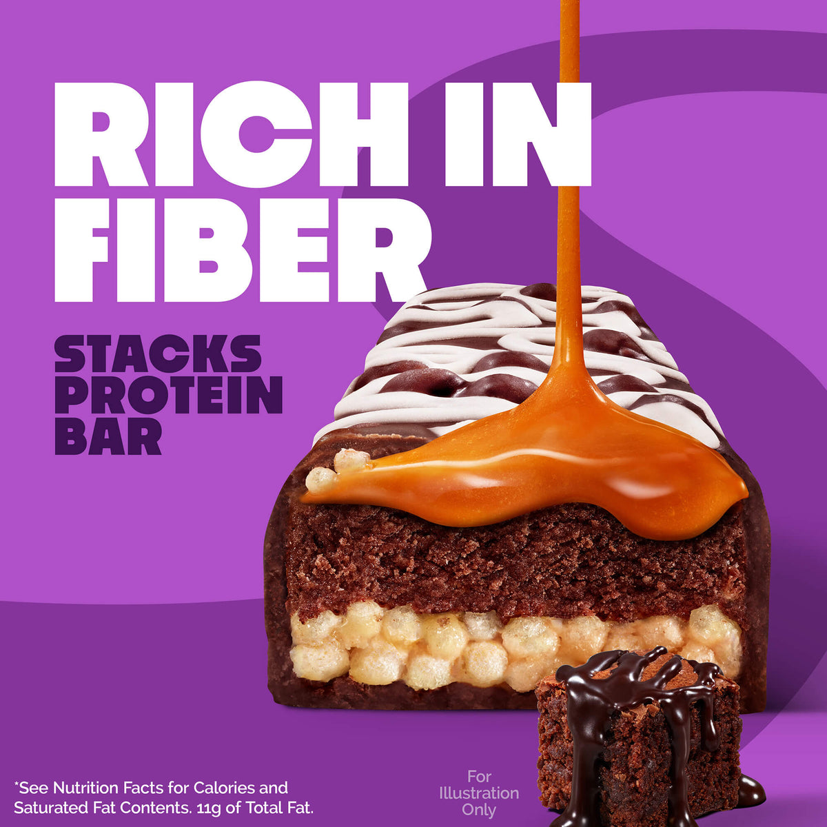 Brownie a la Mode Stacks Bars